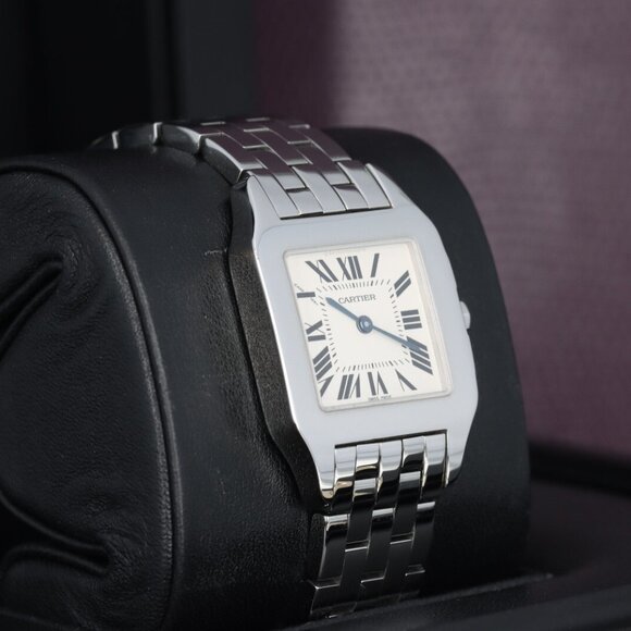 Cartier Santos Demoiselle, Off-White Roman Dial - Steel on Bracelet, W25065Z5 - Picture 2 of 10